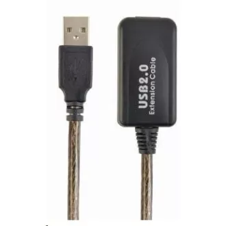 GEMBIRD USB 2.0 aktivni nastavak, 10m, crni GEMBIRD USB 2.0 aktivni nastavak, 10m, crni