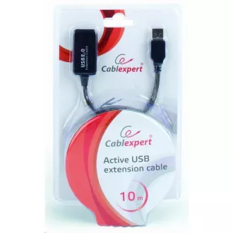 GEMBIRD USB 2.0 aktivni nastavak, 10m, crni GEMBIRD USB 2.0 aktivni nastavak, 10m, crni