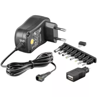 Goobay Univerzalni adapter za napajanje 230V / 3-12V DC 1500mA Goobay Univerzalni adapter za napajanje 230V / 3-12V DC 1500mA