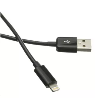 C-TECH USB 2.0 Lightning kabel (IP5 i viši) kabel za punjenje i sinkronizaciju, 2m, crni