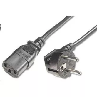 PREMIUMCORD Strujni kabel 230V/10A, savijeni utikač, 2m PREMIUMCORD Strujni kabel 230V/10A, savijeni utikač, 2m