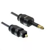 PREMIUMCORD kabel 3,5 mm mini Toslink - Toslink, vanjski promjer: 2,2 mm, duljina 3 m