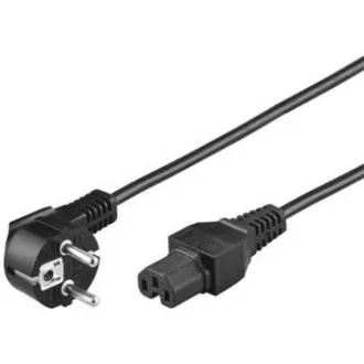 PREMIUMCORD Mrežni kabel 230V do računala 2m IEC 320 C15 konektor s prorezima