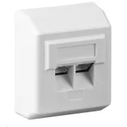 PREMIUMCORD Utičnica 2xRJ45 na gipsu, UTP Cat5e