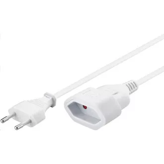 PREMIUMCORD Mrežni kabel 230V, produžna vilica, 3m
