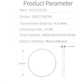 1stCOOL bežični aluminijski QI brzi punjač 5W 7, 5W 10W crni 1stCOOL bežični aluminijski QI brzi punjač 5W 7, 5W 10W crni