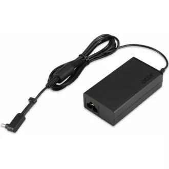 ACER 45W_USB adapter tipa C, crni - za uređaje s USB C, EU KABL ZA NAPAJANJE (MALOPRODAJNO PAKIRANJE)