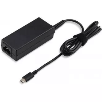 ACER 45W_USB adapter tipa C, crni - za uređaje s USB C, EU KABL ZA NAPAJANJE (MALOPRODAJNO PAKIRANJE)