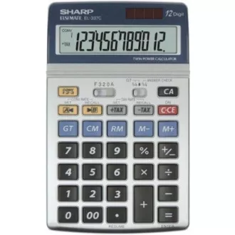 SHARP kalkulator - EL337C - srebrni