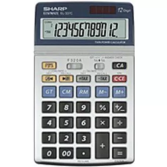 SHARP kalkulator - EL337C - srebrni