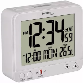 TechnoLine WT 195W - digitalna budilica s termometrom TechnoLine WT 195W - digitalna budilica s termometrom