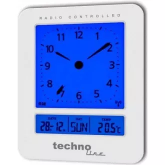 TechnoLine WT 745W - Budilica s analognim LCD zaslonom i termometrom