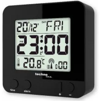TechnoLine WT 235BK digitalna budilica, crna