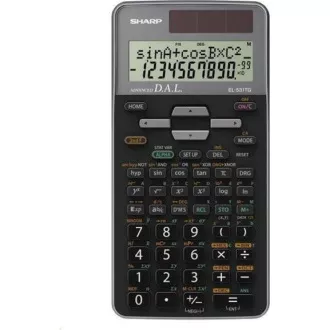 SHARP kalkulator - EL531TGWH - bijeli - kutija - solarni + baterijski