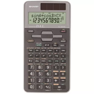 SHARP kalkulator - EL531TGWH - bijeli - kutija - solarni + baterijski