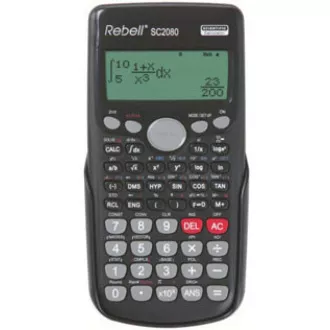 REBELL kalkulator - SC2080S - crni REBELL kalkulator - SC2080S - crni
