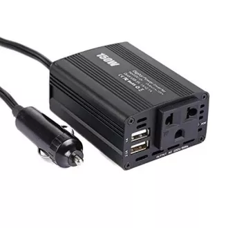 EUROCASE pretvarač napona AC/DC, 12V/220V, 150W, USB, auto utikač
