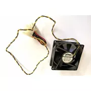 EUROCASE ventilator 80mm, 12V/0, 08A (molex)