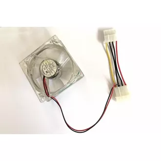 EUROCASE ventilator 80mm, 12V/0, 14A, osvijetljeni RGB (molex)
