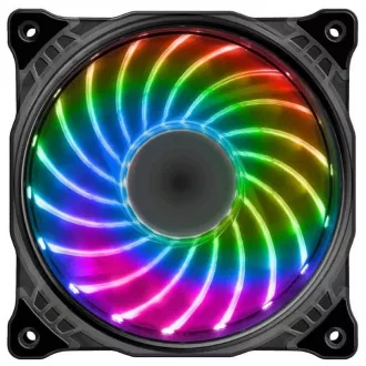 EUROCASE ventilator RGB 120 mm (turbinska lopatica, FullControl LED)