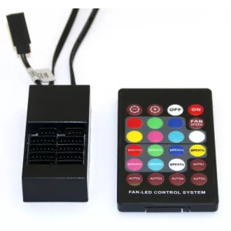EUROCASE kontroler + daljinski upravljač za RGB ventilator
