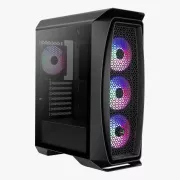 AEROCOOL kućište Aero One Frost ML G, Mid tower, 2x USB 3.0, 2x audio, 4x 120 mm RGB ventilator, bez izvora napajanja