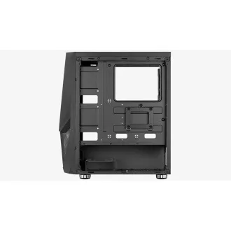 AEROCOOL kućište Zauron Saturn FRGB ML G, Mid tower, 2x USB 3.0, 2x audio, 1x 120mm FRGB Ventilator, bez napajanja