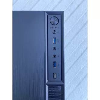 EUROCASE kućište MC MF-320B, Micro Tower, 1xUSB-C, 2xUSB 3.0, 2x audio, bez izvora