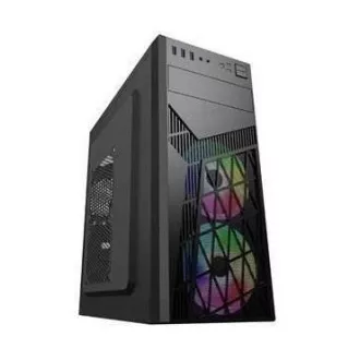EUROCASE kućište ML N6-560B, ATX, 2x USB-A, 2x 120mm ARGB ventilator, crno
