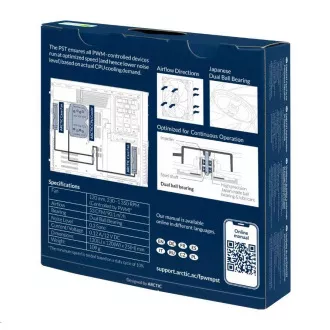 ARCTIC ventilator F12 PWM PST CO 120x120x25mm, crni ARCTIC ventilator F12 PWM PST CO 120x120x25mm, crni