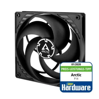 ARCTIC ventilator P14, 140mm, 3pin, crni
