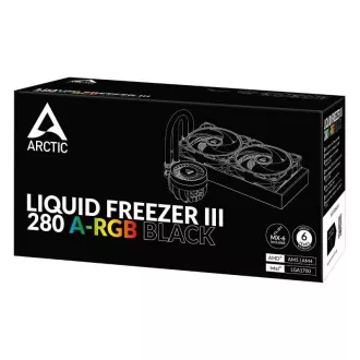 ARCTIC Water cooler Liquid Freezer III 280 ARGB, 2x140mm, AM5, LGA1851, crni