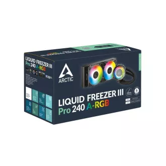ARCTIC Liquid Freezer III 240 Pro ARGB hladnjak vode, 2x120mm, AM5, LGA1851, crni
