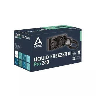 ARCTIC Liquid Freezer III 240 Pro hladnjak vode, 2x120 mm, AM5, LGA1851, crni