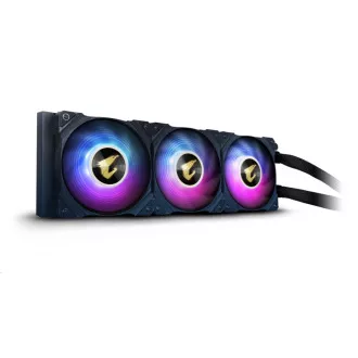 GIGABYTE vodeni hladnjak AORUS WATERFORCE X 360, 120 mm ARGB, LCD zaslon