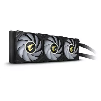 GIGABYTE vodeni hladnjak AORUS WATERFORCE X 360, 120 mm ARGB, LCD zaslon
