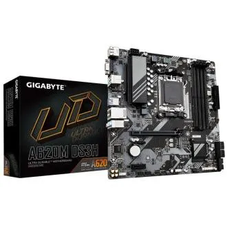 GIGABYTE MB Sc AM5 A620M DS3H, AMD A620, 4xDDR5, 1xDP, 1xHDMI, 1xD-Sub - Rabljen
