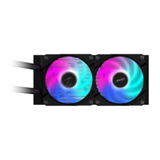 GIGABYTE vodeni hladnjak AORUS WATERFORCE X II 240, 2x120mm ARGB, LCD zaslon, LGA1851, AM5