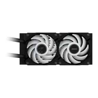GIGABYTE vodeni hladnjak AORUS WATERFORCE X II 240, 2x120mm ARGB, LCD zaslon, LGA1851, AM5