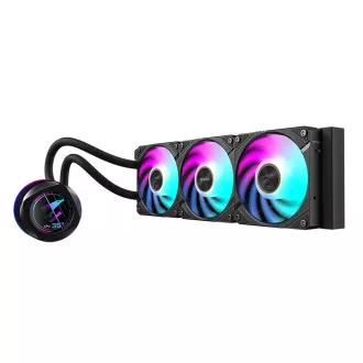 GIGABYTE vodeni hladnjak AORUS WATERFORCE X II 360, 2x120mm ARGB, LCD zaslon, LGA1851, AM5
