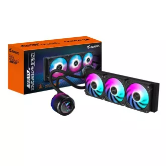 GIGABYTE vodeni hladnjak AORUS WATERFORCE X II 360, 2x120mm ARGB, LCD zaslon, LGA1851, AM5