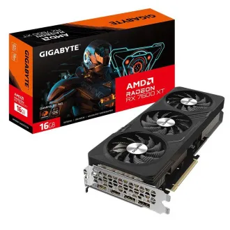 GIGABYTE VGA AMD Radeon RX 7600 XT GAMING OC 16G, RX 7600 XT, 16GB GDDR6, 2xDP, 2xHDMI - Rabljen