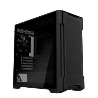 GIGABYTE kućište GB-C102G, Mid Tower, 2x USB3.0, Prozirna bočna ploča, 2x 120 mm ventilator, crno