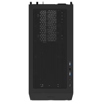 GIGABYTE kućište GB-C102G, Mid Tower, 2x USB3.0, Prozirna bočna ploča, 2x 120 mm ventilator, crno