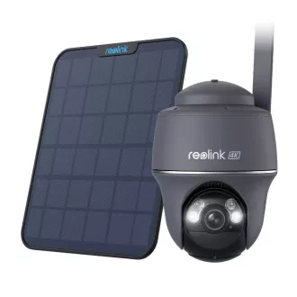 REOLINK sigurnosna kamera Go serije G440, Go Ultra, 8MP 4G LTE, solarni panel 2, siva