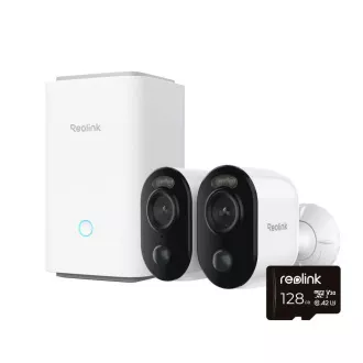 REOLINK Kućni Hub, 2x Argus serija B310 + microSD kartica od 128 GB