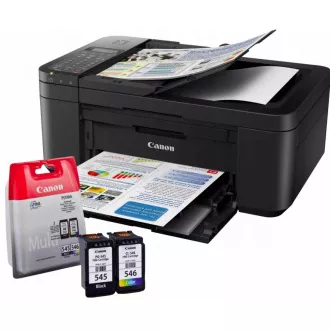 Canon PIXMA Printer TR4650 crna boja, MF (ispis, fotokopir, skeniranje, oblak), ADF, USB, Wi-Fi