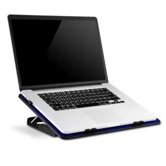 EVOLVEO hladnjača za NTB A101, do 17", 2x 120 mm ventilatora, plavo pozadinsko osvjetljenje, crna