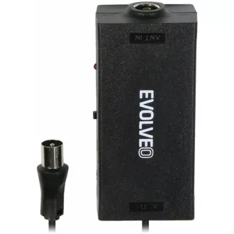 EVOLVEO Amp 1, FM/DAB+/DVB-T2 antensko pojačalo, LTE filter, 4G, 5G EVOLVEO Amp 1, FM/DAB+/DVB-T2 antensko pojačalo, LTE filter, 4G, 5G