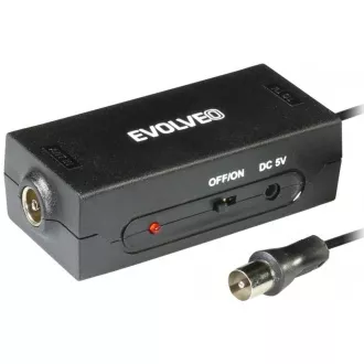 EVOLVEO Amp 1, FM/DAB+/DVB-T2 antensko pojačalo, LTE filter, 4G, 5G EVOLVEO Amp 1, FM/DAB+/DVB-T2 antensko pojačalo, LTE filter, 4G, 5G